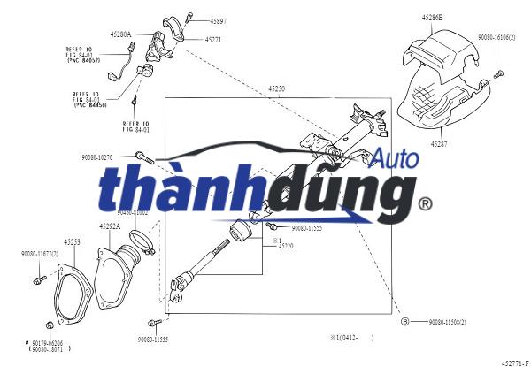 KHỚP LÁI CHỮ THẬP NISSAN NAVARA 2018-2023 | TYDR819D0100 - Ảnh 4