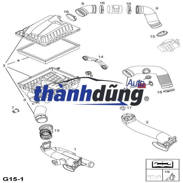 CẢM BIẾN NHIỆT ĐỘ KHÍ NẠP NISSAN NAVARA D23 2018 | 226305X01B - Ảnh 5
