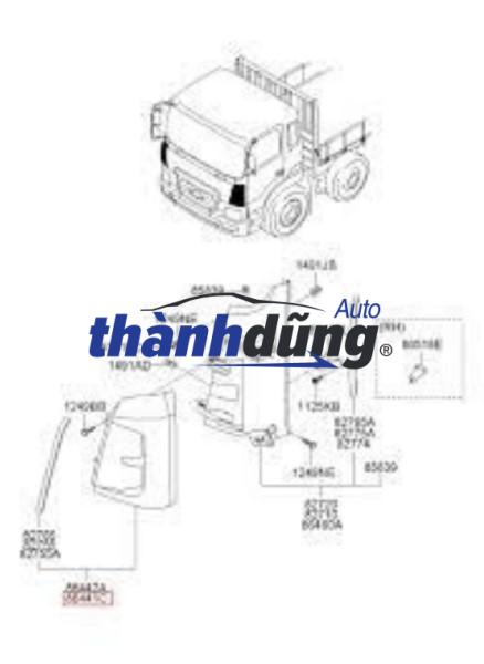 NẸP LỖ GIÓ CẢN TRƯỚC XE KIA SONET 2021 | 86546CC000 - Ảnh 5