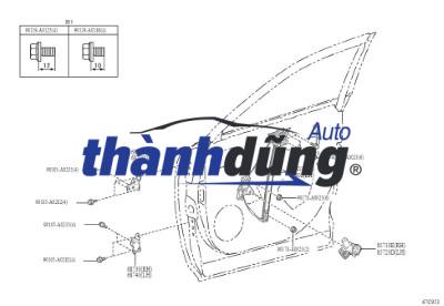 BẢN LỀ CÁNH CỬA DONGBEN X30 5 CHỖ 2021 | 6206500BA010 - Ảnh 5