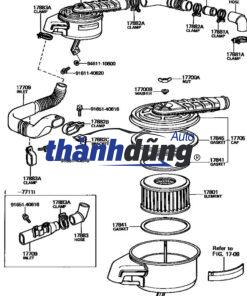 RON HỘP LỌC GIÓ (BẦU E) KIA K165 | 0K60A-23605 - Ảnh 5