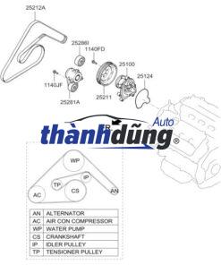 BƠM NƯỚC ĐỘNG CƠ XE CHERY QQ3 0.8L | 1307010 - Ảnh 4