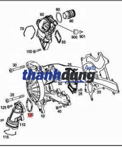 GIOĂNG CÚT NƯỚC XE MERCEDES SLK350 | A2762010280 - Ảnh 4