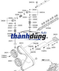 CÒ MỔ XUPAP XE CHEVROLET AVEO 1.5 T255 | 96335952 - Ảnh 3