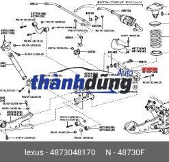 CAO SU CÀNG Y SAU LEXUS RX300 2008 | 487600E060 - Ảnh 4