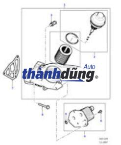 CỤM CỐC LỌC DẦU 4KH1 ISUZU NLR77 | 898184212 - Ảnh 3
