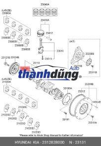 CÁ ĐẦU TRỤC CƠ HYUNDAI STAREX 2006 | 2314142010 - Ảnh 3