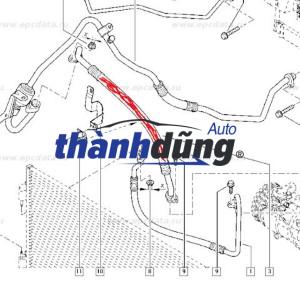 ỐNG TI Ô MÁY LẠNH XE MITSUBISHI XPANDER CROSS | 7815C318 - Ảnh 4
