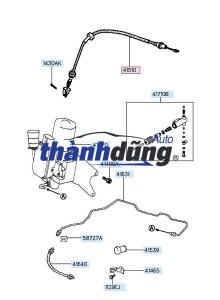 DÂY CÔN HYUNDAI I10 GRAND | 41510-K6000 - Ảnh 4