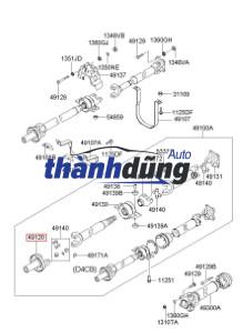 KHẨU NỐI CÁC ĐĂNG HYUNDAI LIBERO D4CB | 491204A000 - Ảnh 4