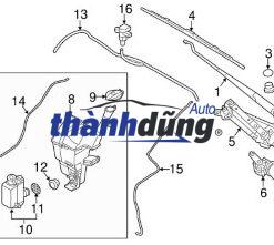 ỐC CẦN GẠT MƯA TRƯỚC HONDA BRV | 94001100800S - Ảnh 4