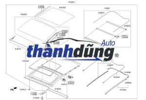 MÔ TƠ CỬA SỔ TRỜI KIA CARNIVAL 2.2 2016 | 816312P500 - Ảnh 3