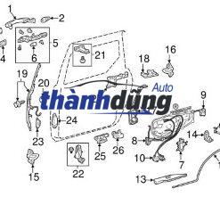 CÁP CỬA LÙA XE TOYOTA SIENNA 2.7L | 85620-08042 - Ảnh 4