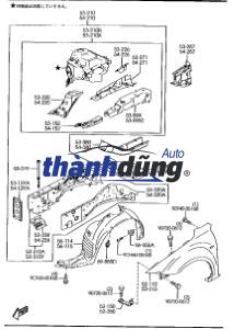 Ụ XƯƠNG GIẢM XÓC TRƯỚC PHỤ MAZDA 3 | BCJH53210A - Ảnh 4