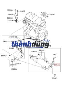 ỐNG NƯỚC TURBO HYUNDAI STAREX D4HB 2012 | 25441-42700 - Ảnh 4