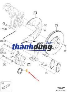 BỘ ẮC PHANH TRƯỚC DAEWOO MAGNUS 2000-2005 | 9374-0249 - Ảnh 5