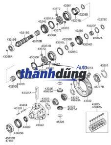 PHỚT QUẢ DỨA HỘP SỐ SSANGYONG MUSSO | 4202505000 - Ảnh 5
