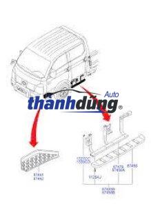 ỐP BẬC LÊN XUỐNG HYUNDAI HD450 | 86930-7C000 - Ảnh 4