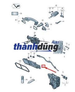 TAY MỞ CỬA SAU TRÁI ZOTYE T700 2021 | 6105010001 - Ảnh 5