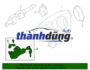 HỘP KHÓA CỔ VÔ LĂNG NISSAN TEANA 2009 | 48708-9N00A - Ảnh 4