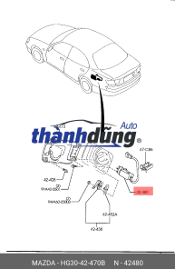 MÔ TƠ MỞ NẮP BÌNH DẦU FORD EVEREST 2007-2014 | HG3042470B - Ảnh 4
