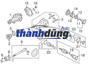 BÁNH RĂNG HỘP SỐ XE VEAM CHANGAN STAR | BR121-2347 - Ảnh 5
