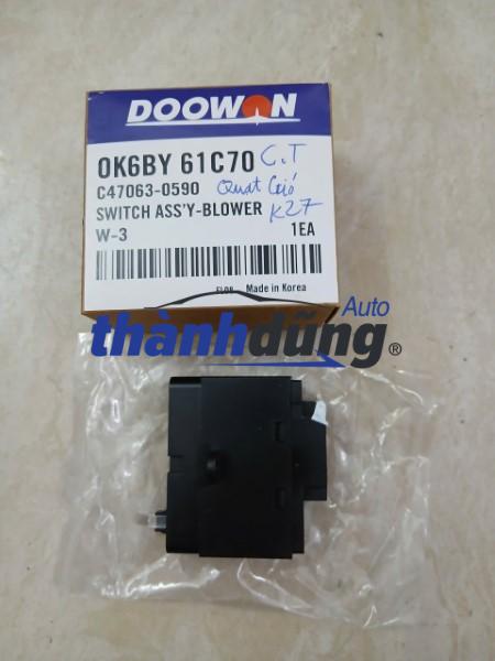 CÔNG TẮC QUẠT GIÓ THACO K165 | 0K6BY-61C70 - Ảnh 2