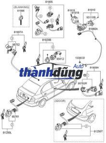Ổ KHÓA CỔ VÔ LĂNG XE KIA SOUL 2014 | 81900A7000 - Ảnh 4