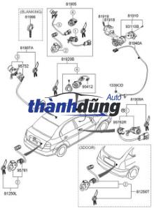 Ổ KHÓA CỔ VÔ LĂNG XE KIA SOUL 2014 | 81900A7000 - Ảnh 4