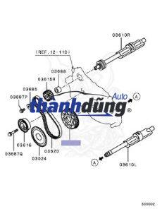 BÁNH RĂNG ĐẦU TRỤC CƠ NISSAN LIVINA 2009 | 13021EE51B - Ảnh 5