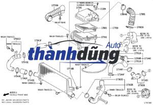 ỐNG GIÓ DƯỚI BẦU LỌC GIÓ HYUNDAI HD72 | 281755H302 - Ảnh 4
