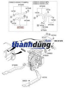 ỐNG LÀM MÁT DẦU ĐỘNG CƠ XE HYUNDAI SANTAFE 2009 | 2562027801 - Ảnh 4