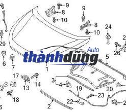 NẮP CAPO XE KIA K3000S | 0K6B052310A - Ảnh 5
